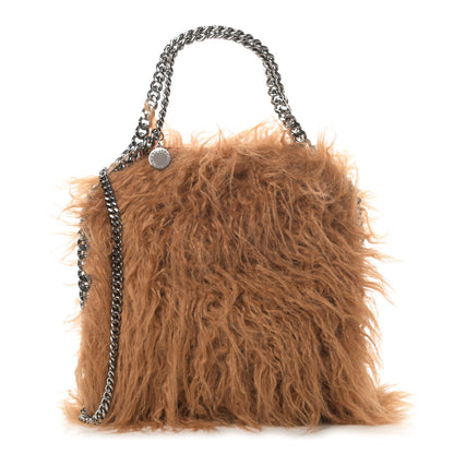 Stella McCartney Eco Fur Mini Falabella Tote Camel 1 of 11