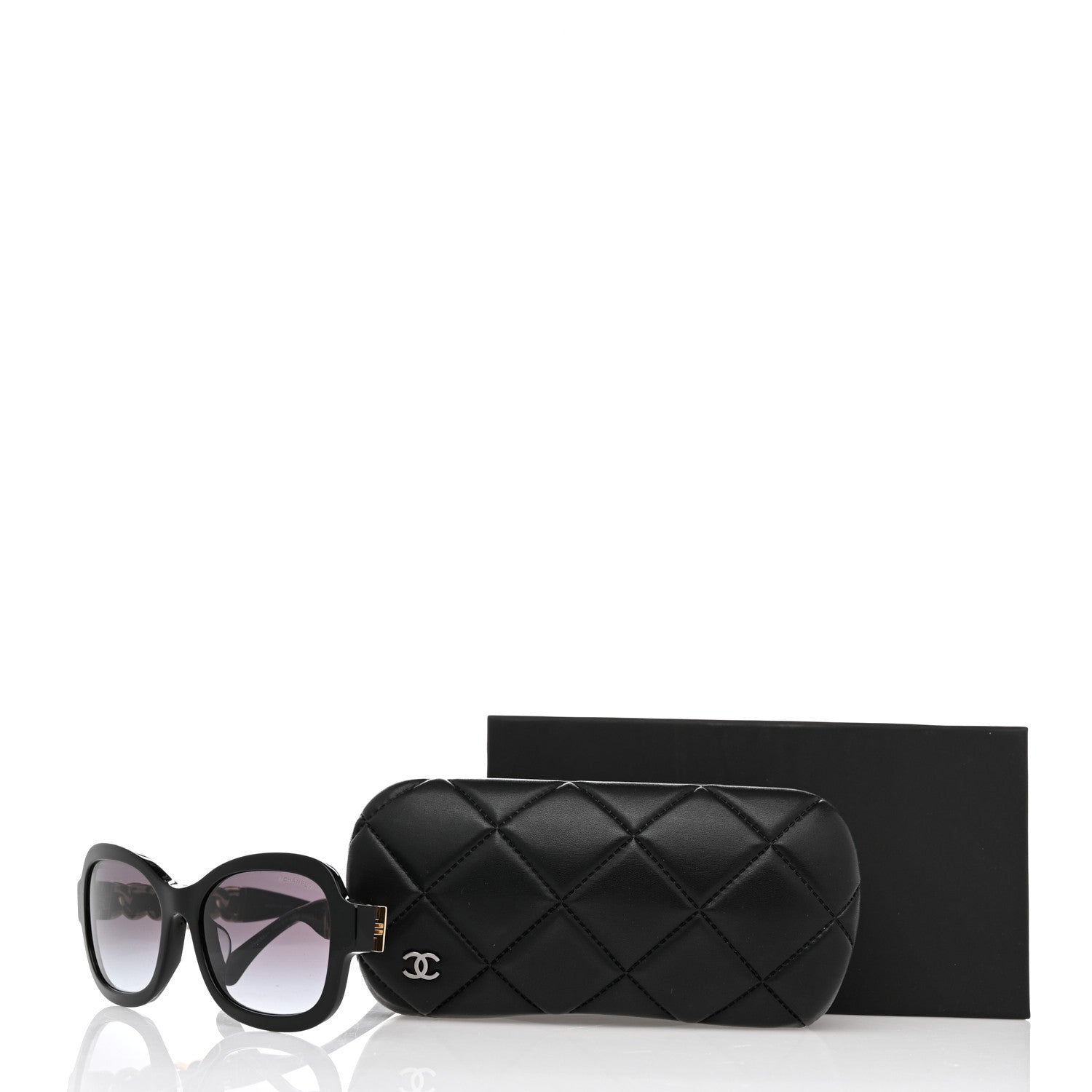 Chanel Acetate Chain Sunglasses 5465-Q-A Black 8 of 8