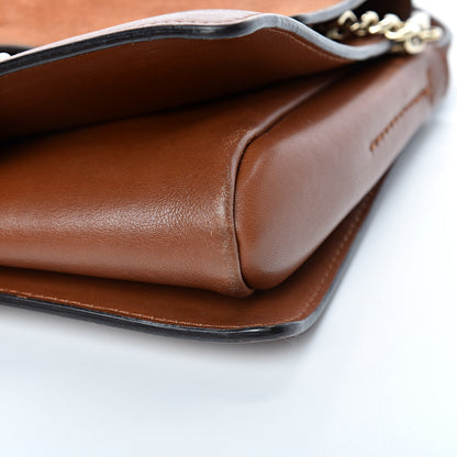 Chloe Suede Calfskin Small Faye Shoulder Bag Tobacco 15 of 21