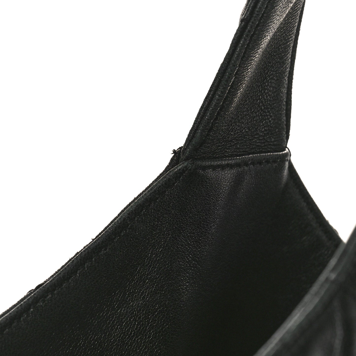 Lambskin Quilted Maxi Icare Shopping Tote Black