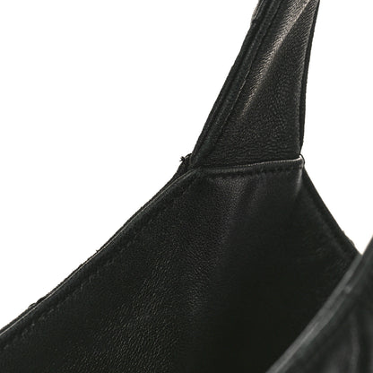 Saint Laurent Lambskin Quilted Maxi Icare Shopping Tote Black 13 of 14
