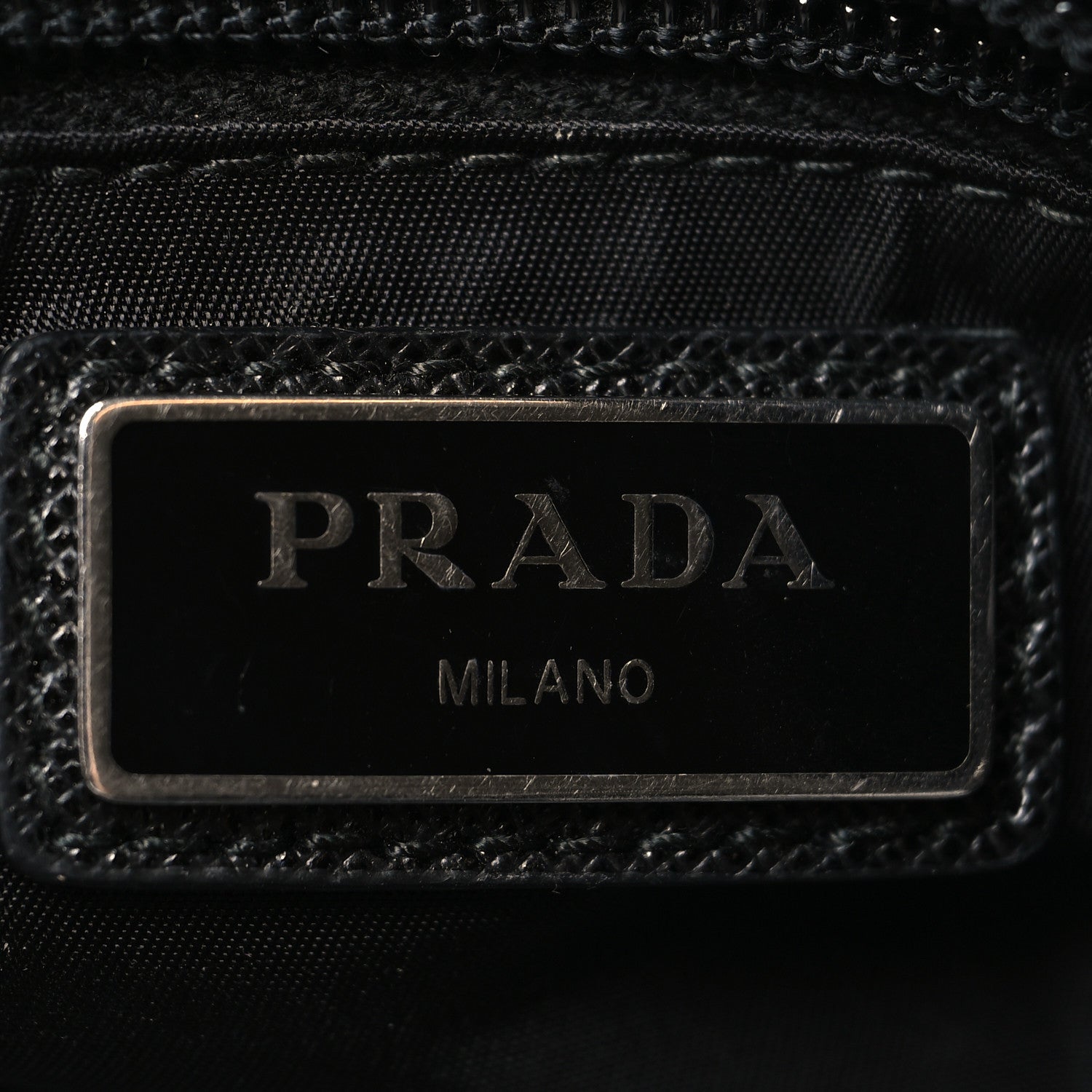 Prada Tessuto Nylon Belt Bag Black 7 of 10