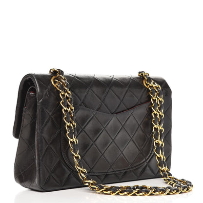 Chanel Lambskin Quilted Small Double Flap Black 4 of 8