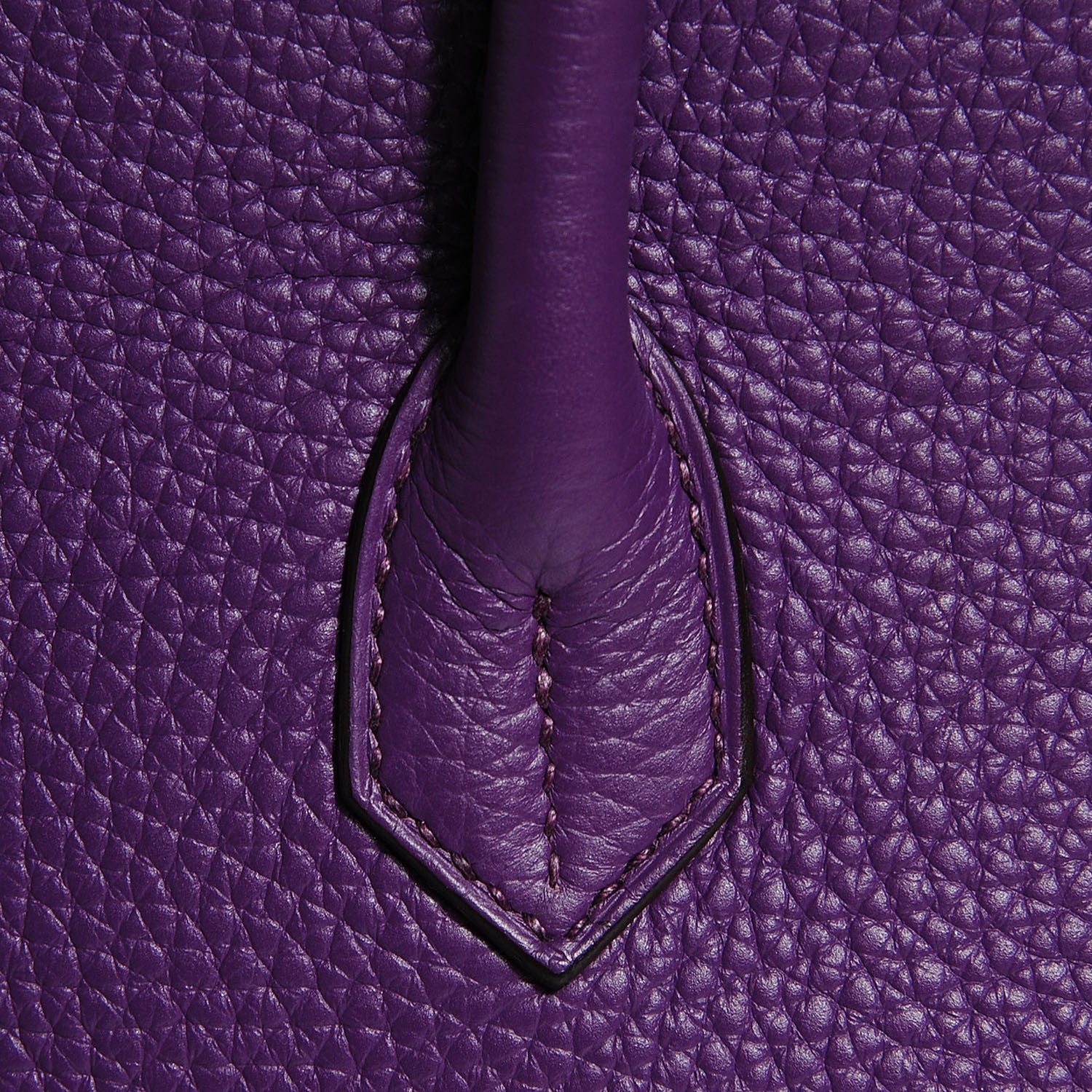 Hermes Taurillon Clemence Birkin 35 Ultraviolet 16 of 32
