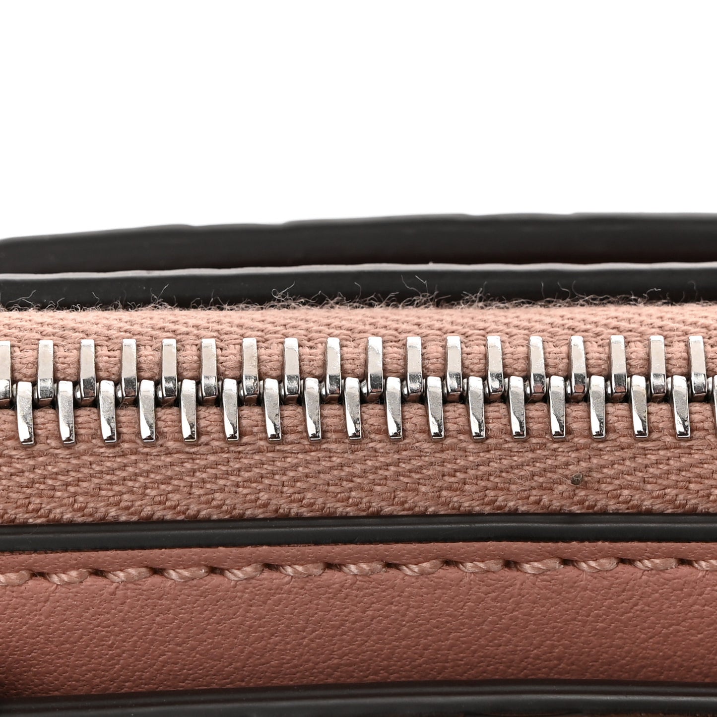 Vitello Dolce Bi-Color FF 1974 Embossed Mini By The Way Boston Bag Pink Black Maya