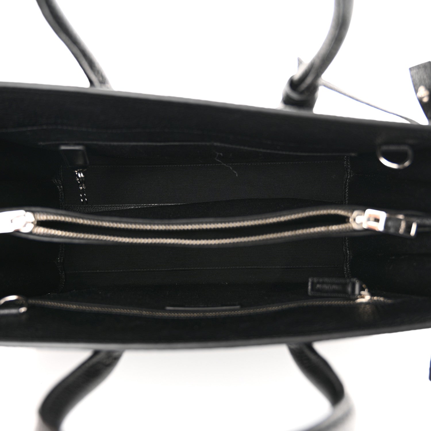 Saint Laurent Grained Calfskin Small Sac De Jour Black 5 of 11