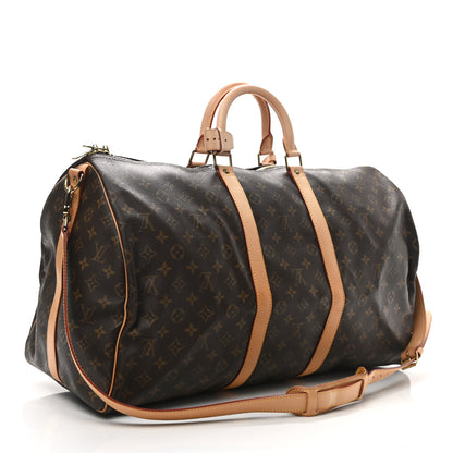 Louis Vuitton Monogram Keepall Bandouliere 55 3 of 10