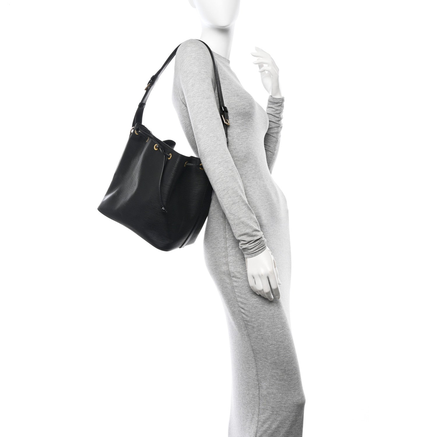 Louis Vuitton Epi Petit Noe Black 2 of 14