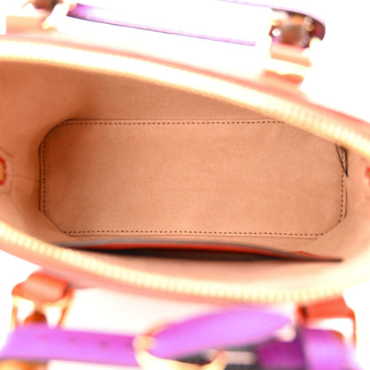 Gucci Textured Dollar Calfskin Mini Diana Dome Tote Bag Deep Orange Spicy Cyclamin 5 of 10