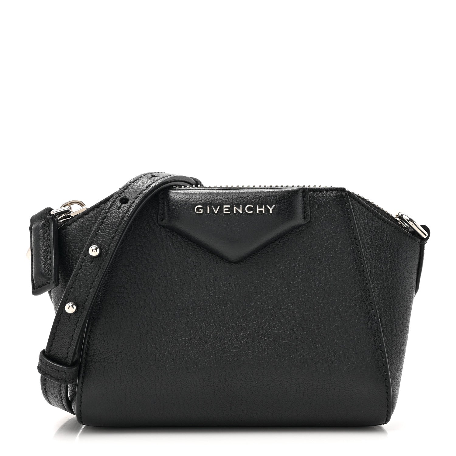 Givenchy Sugar Goatskin Nano Antigona Black 1 of 10
