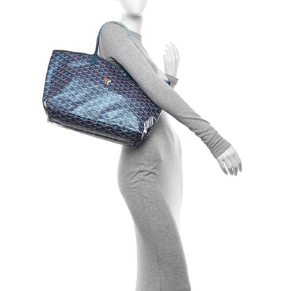 Goyard Iridescent Goyardine Saint Louis PM Pearly Blue 2 of 11