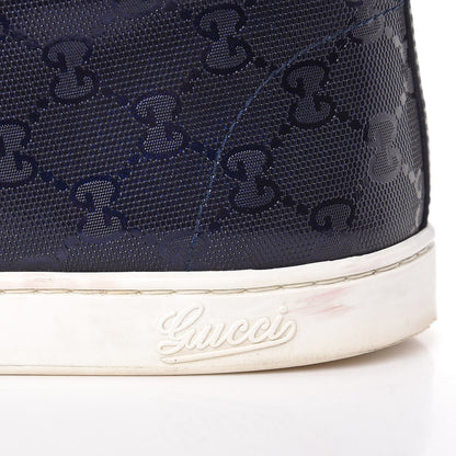 Gucci Imprime Monogram Mens Coda High Top Sneakers 11.5 Blue 13 of 18