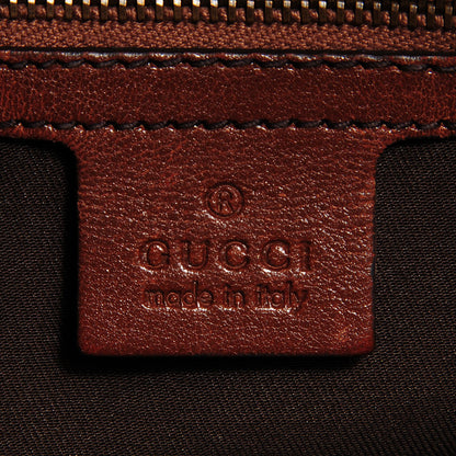 Gucci Monogram Medium Jockey Hobo Brown 6 of 7