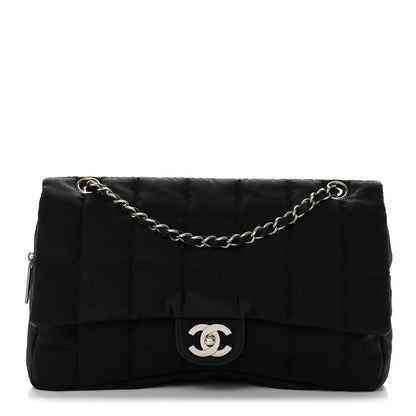 Chanel Nylon Square Quilted Flap Black 1 of 11