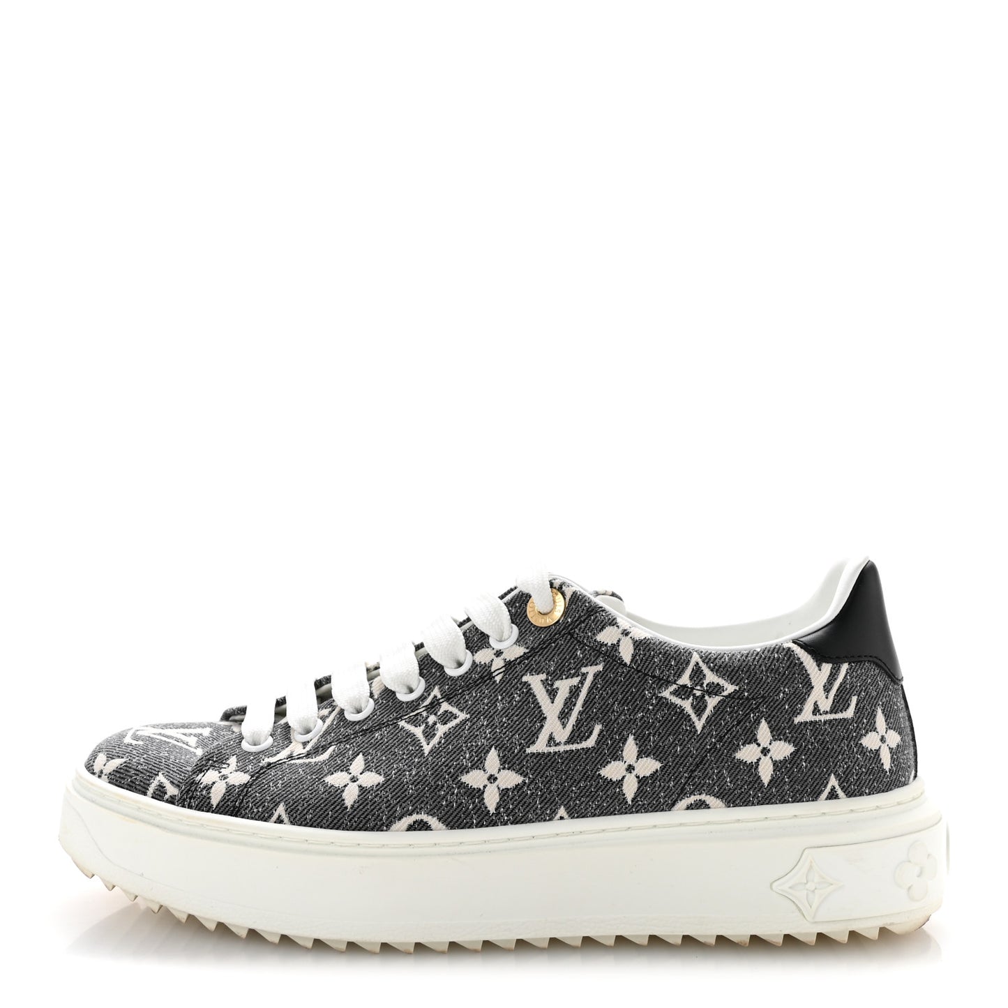 Denim Monogram Time Out Sneakers 38