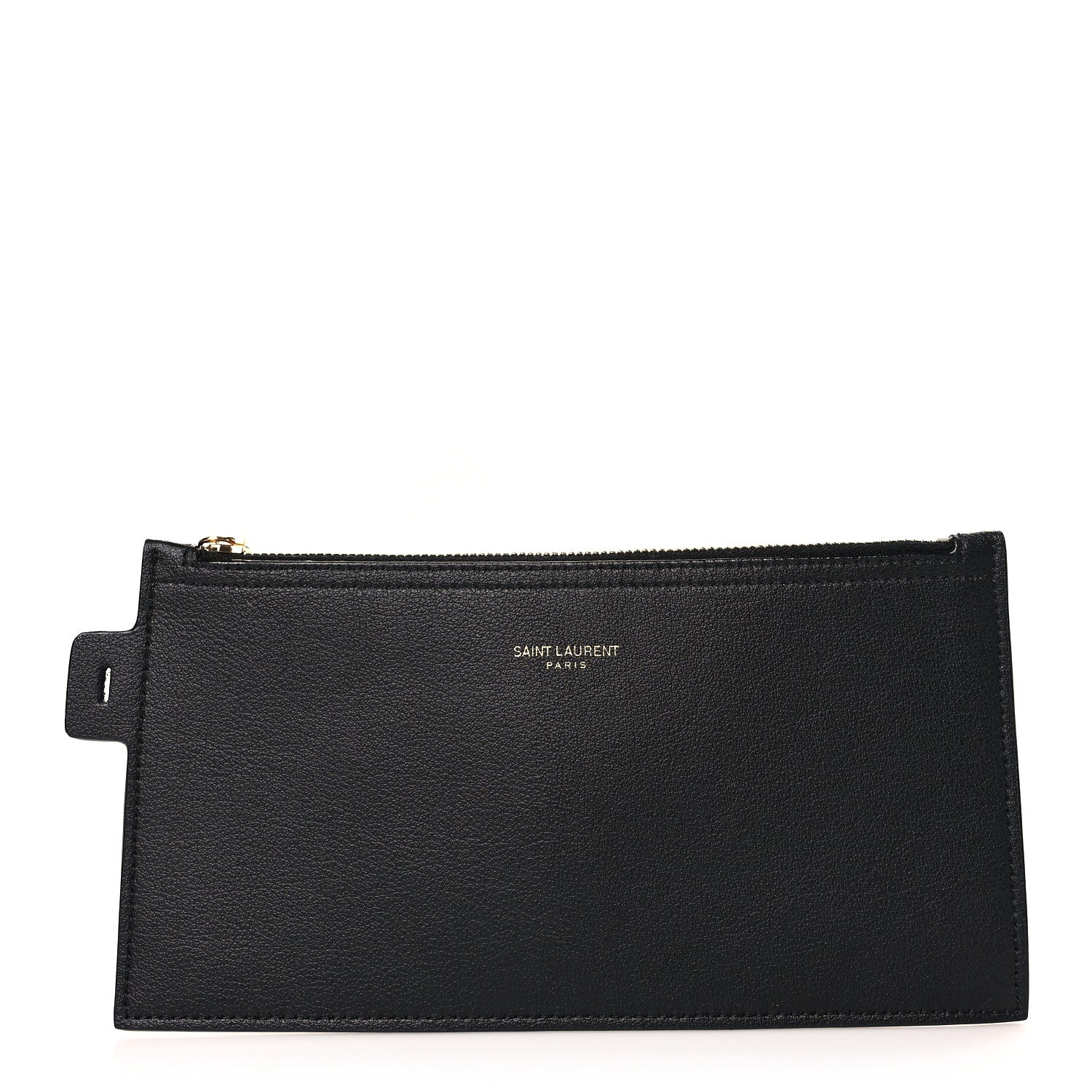 Saint Laurent Calfskin North-South Shopping Tote Pouch Black 1 of 5