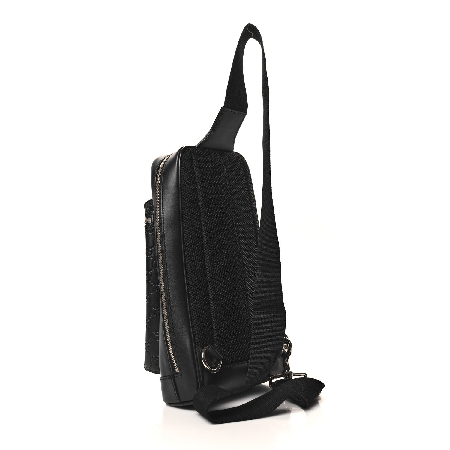 Gucci Guccissima Sling Backpack Black 3 of 11