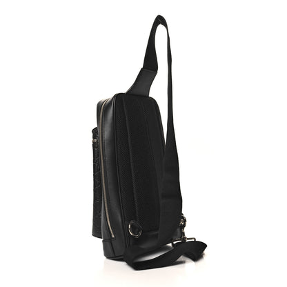 Gucci Guccissima Sling Backpack Black 3 of 11