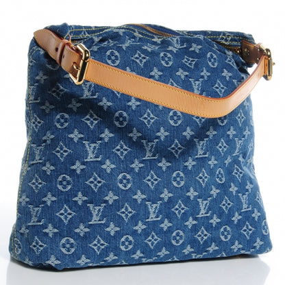 Louis Vuitton Denim Baggy GM Blue 3 of 7