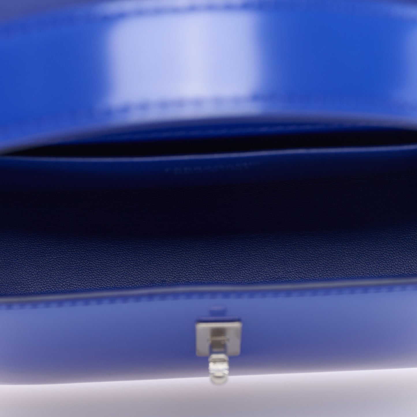 Brushed Calfskin Mini Prisma Lapis Lazuli