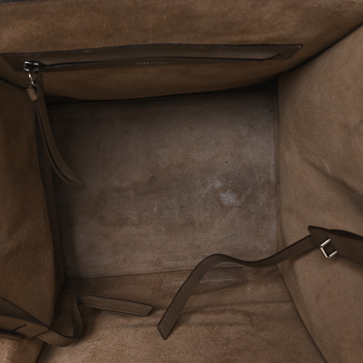 Celine Grained Calfskin Medium Phantom Luggage Taupe 5 of 11