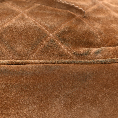Chanel Suede CC Drawstring Backpack Brown 12 of 20