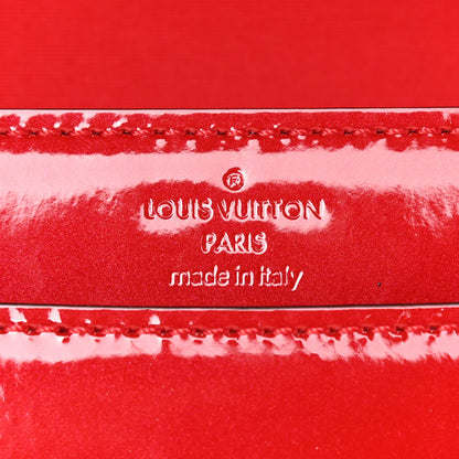 Louis Vuitton Patent Louise Clutch Cherry 6 of 9
