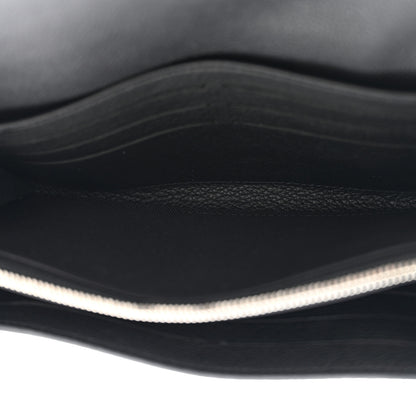 Louis Vuitton Calfskin Lockme II Wallet Black 5 of 11