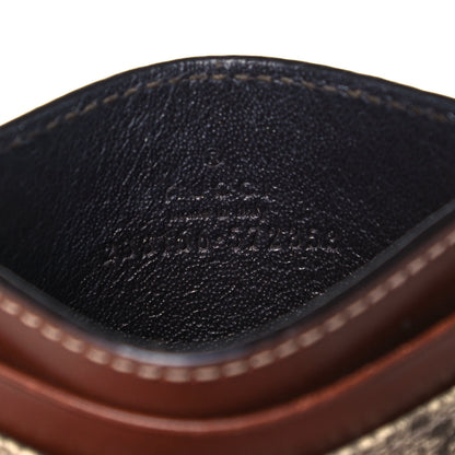 Gucci GG Supreme Monogram Calfskin Card Holder Beige Ebony Cuir 6 of 6