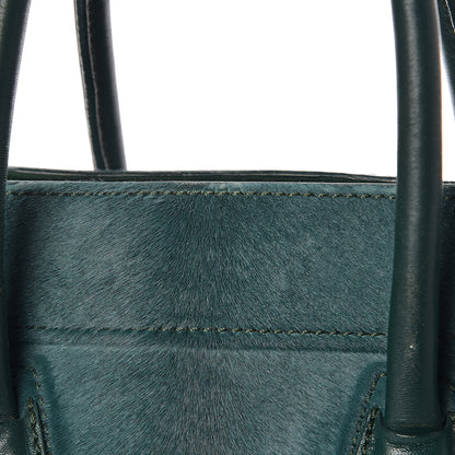 Celine Pony Hair Small Phantom Luggage Jade 12 of 16
