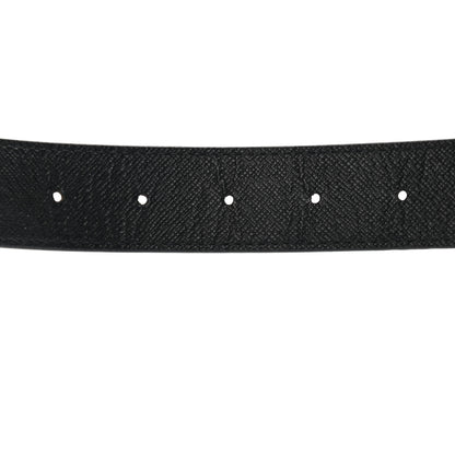 Louis Vuitton Calfskin Monogram 30mm LV Initiales Reversible Belt 85 34 Black 3 of 5