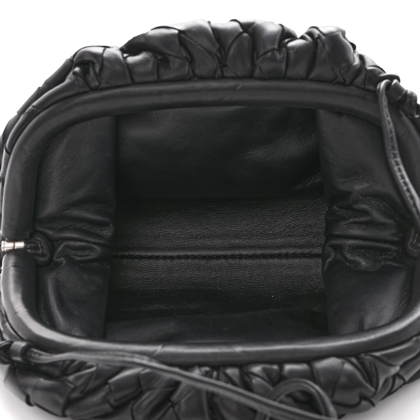 Nappa Intrecciato The Mini Pouch Black