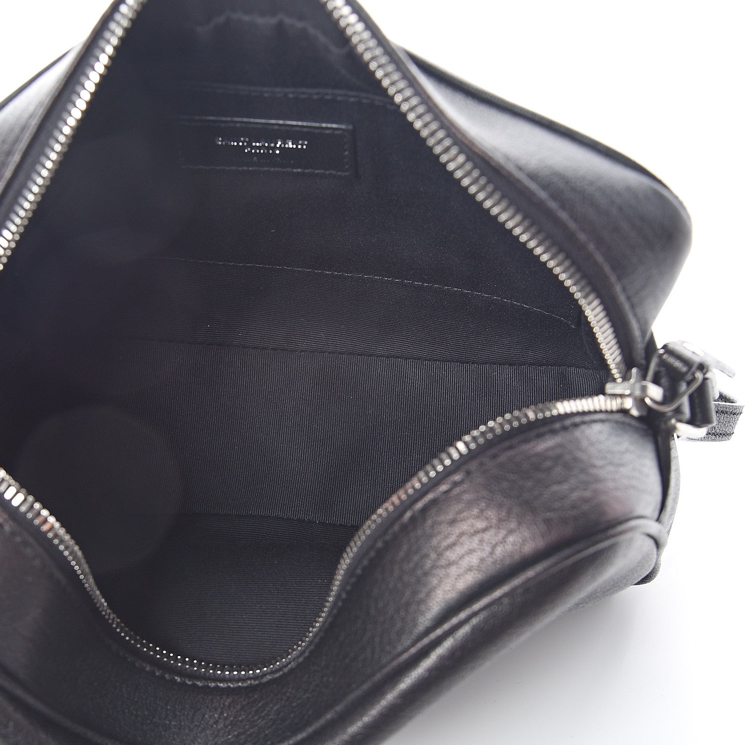 Saint Laurent Lambskin Monogram Small Lou Camera Bag Black 4 of 7