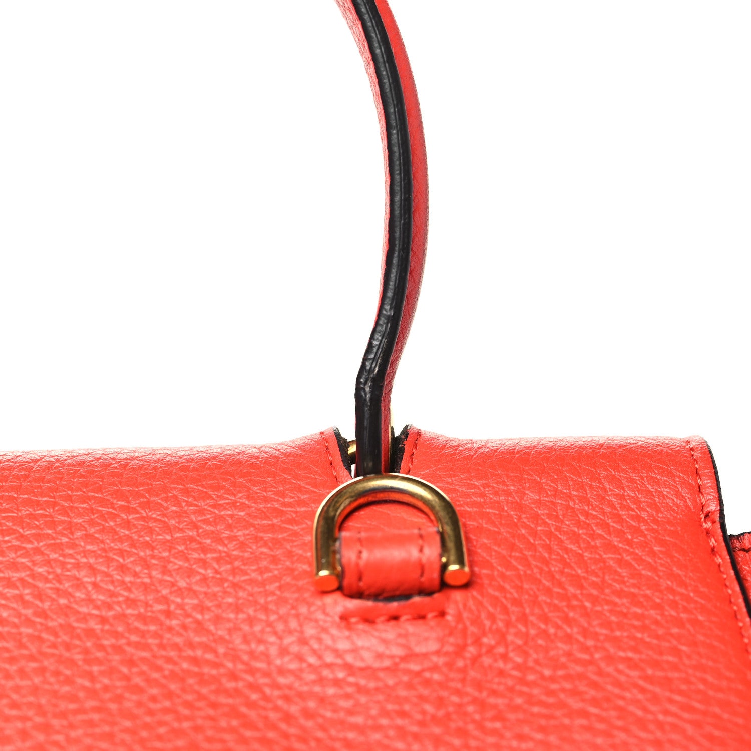 Celine Grained Calfskin Mini Belt Bag Coral Orange 11 of 11