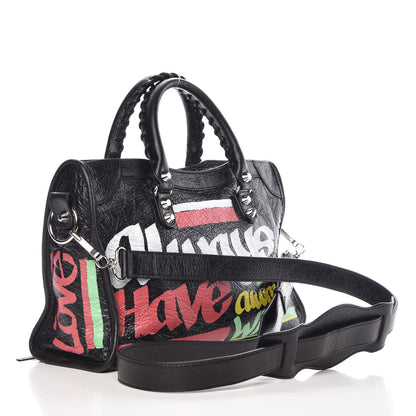 Balenciaga Agneau Arena Car Tag Classic Silver Hardware S City Black TBC 3 of 9