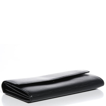 Louis Vuitton Epi Sarah Wallet Black 4 of 7