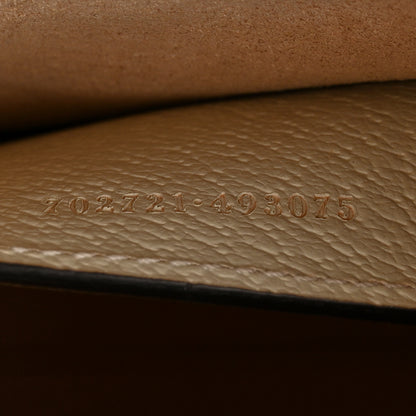 Gucci Textured Dollar Calfskin Web Small Diana Tote Bag Mystic White 7 of 11