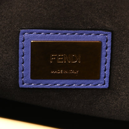 Fendi Vitello Seta Medium Peekaboo Iconic Satchel Viola Cassis 6 of 9