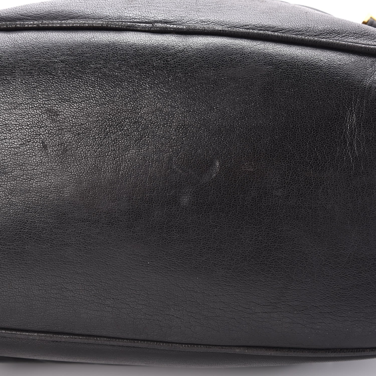 Chanel Lambskin Quilted Drawstring Backpack Black 15 of 15