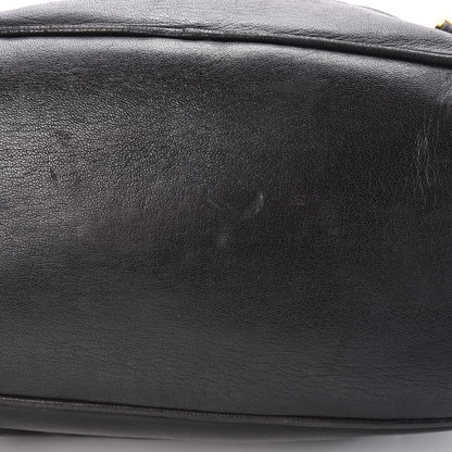 Chanel Lambskin Quilted Drawstring Backpack Black 15 of 15