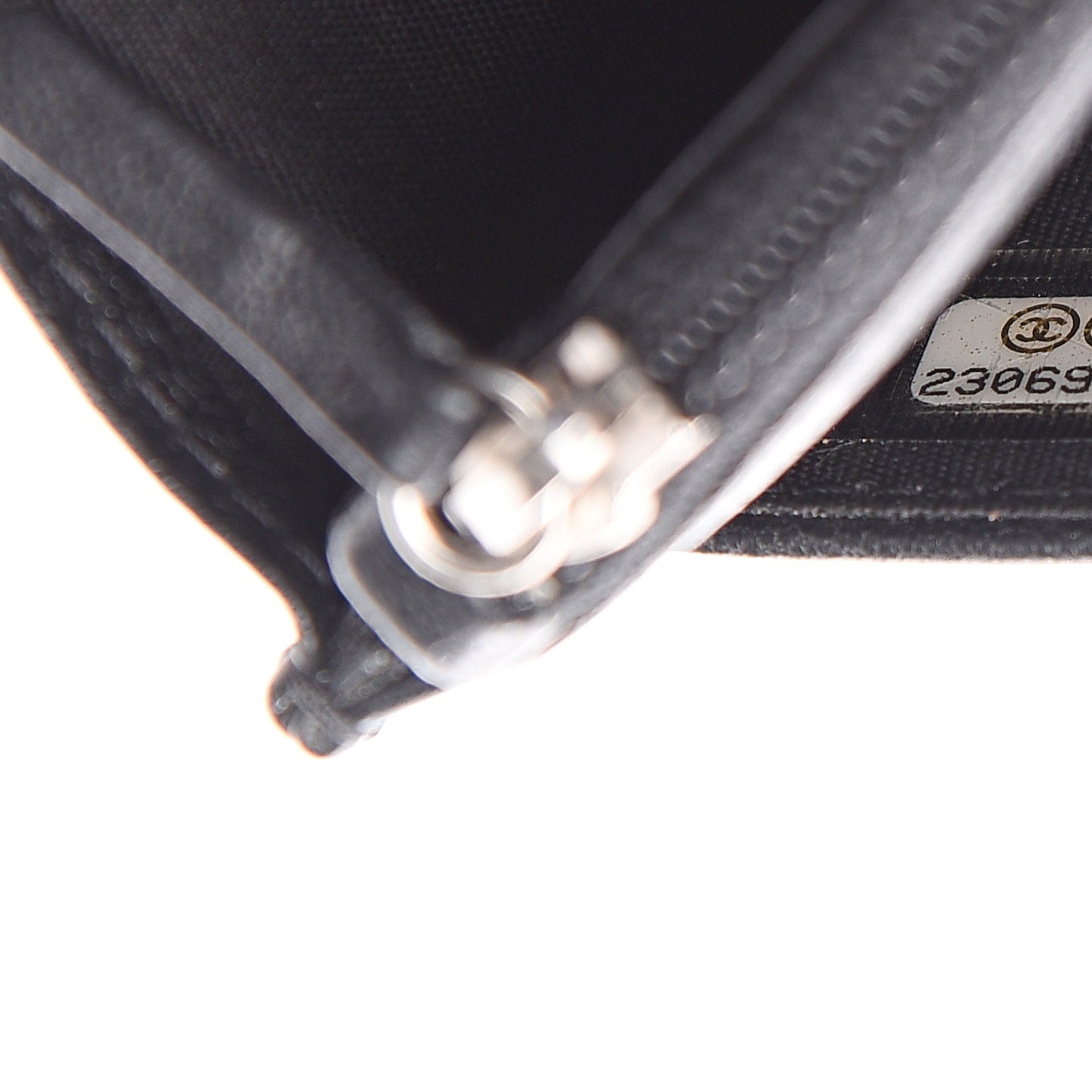 Sheepskin Quilted Mademoiselle Vintage Wallet On Chain WOC Black