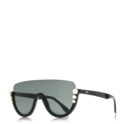 Fendi Acetate Pearl Sunglasses FF 0296/S Black 1 of 7