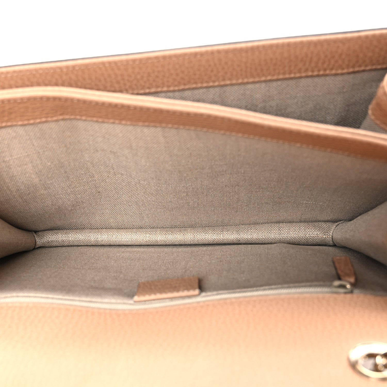Gucci Dollar Calfskin Interlocking G Shoulder Bag Camelia 5 of 10