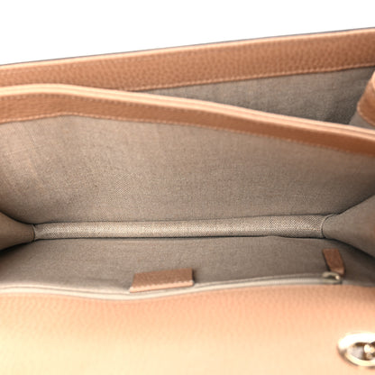 Gucci Dollar Calfskin Interlocking G Shoulder Bag Camelia 5 of 10