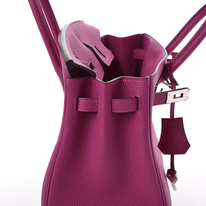 Hermes Togo Birkin 25 Rose Pourpre 33 of 37