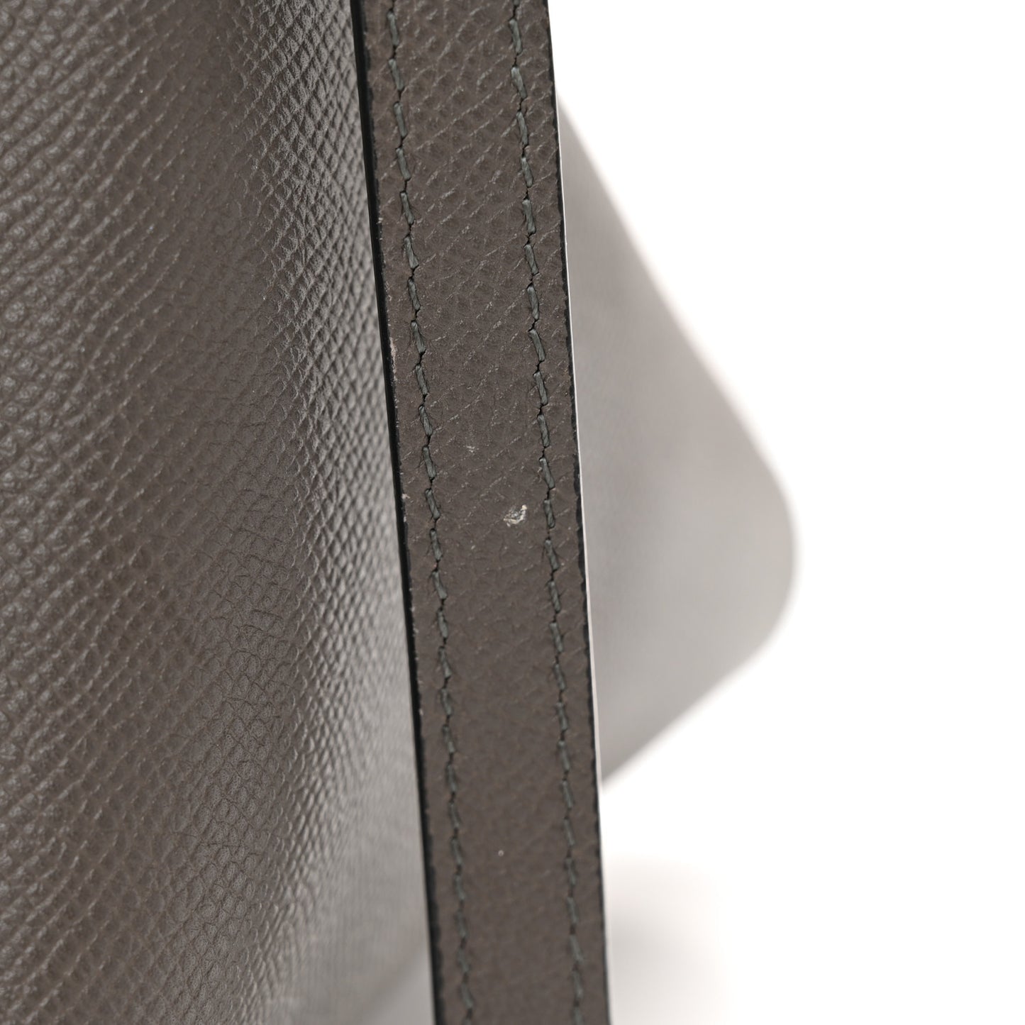 Grained Calfskin Mini Belt Bag Grey