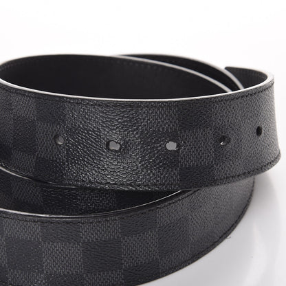 Louis Vuitton Damier Graphite 40mm LV Initiales Belt 100 40 5 of 8
