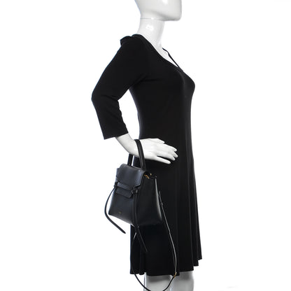 Celine Grained Calfskin Nano Belt Bag Black 2 of 9