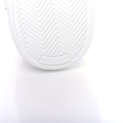 Chanel Calfskin Womens Logo Sneakers 37.5 White Pink 9 of 11