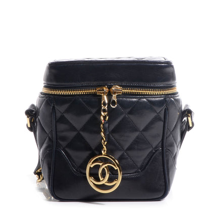 Chanel Lambskin Quilted Shoulder Bag Black 1 of 7